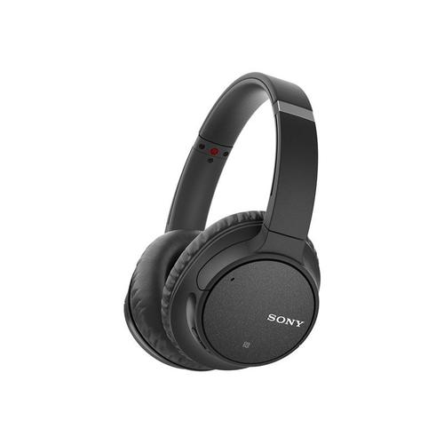 Sony WH-CH700N - Écouteurs avec micro - circum-aural - Bluetooth - sans fil - NFC* - Suppresseur de bruit actif - jack 3,5mm - noir