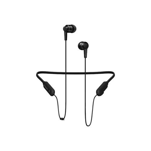 Pioneer SE-C7BT - Écouteurs avec micro - intra-auriculaire - tour de cou - Bluetooth - sans fil - NFC* - tout noir