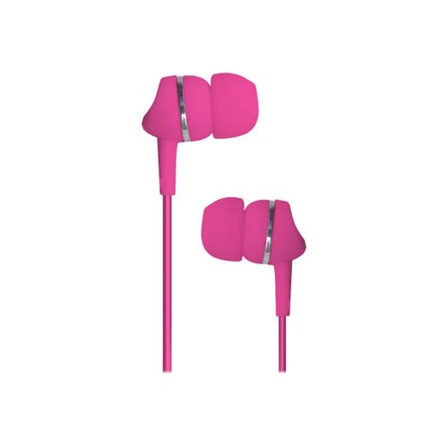 TX AD01 - Écouteurs avec micro - intra-auriculaire - filaire - jack 3,5mm - rose