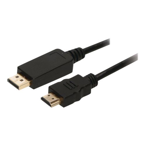 2-Power - Câble adaptateur - DisplayPort mâle pour HDMI mâle - 2 m
