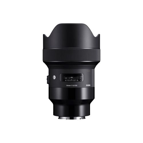 Objectif Sigma Art - Fonction Grand angle - 14 mm - f/1.8 DG HSM - Sony E-mount - pour Sony Cinema Line; a VLOGCAM; a1; a1 II; a6700; a7 IV; a7C; a7C II; a7CR; a7R V; a9 III