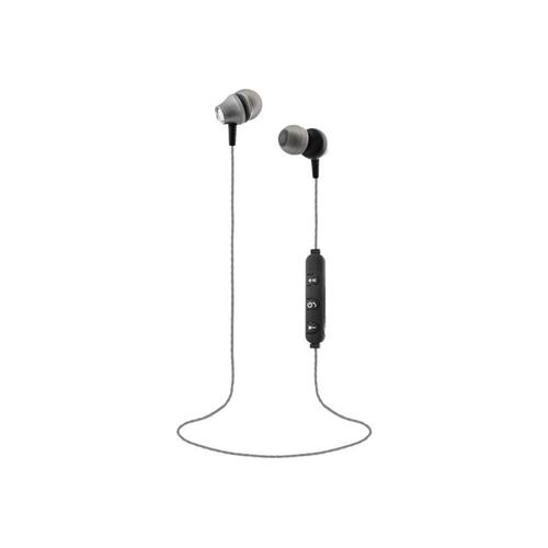 T'nB STEEL SERIES - Écouteurs avec micro - intra-auriculaire - Bluetooth - sans fil - gris