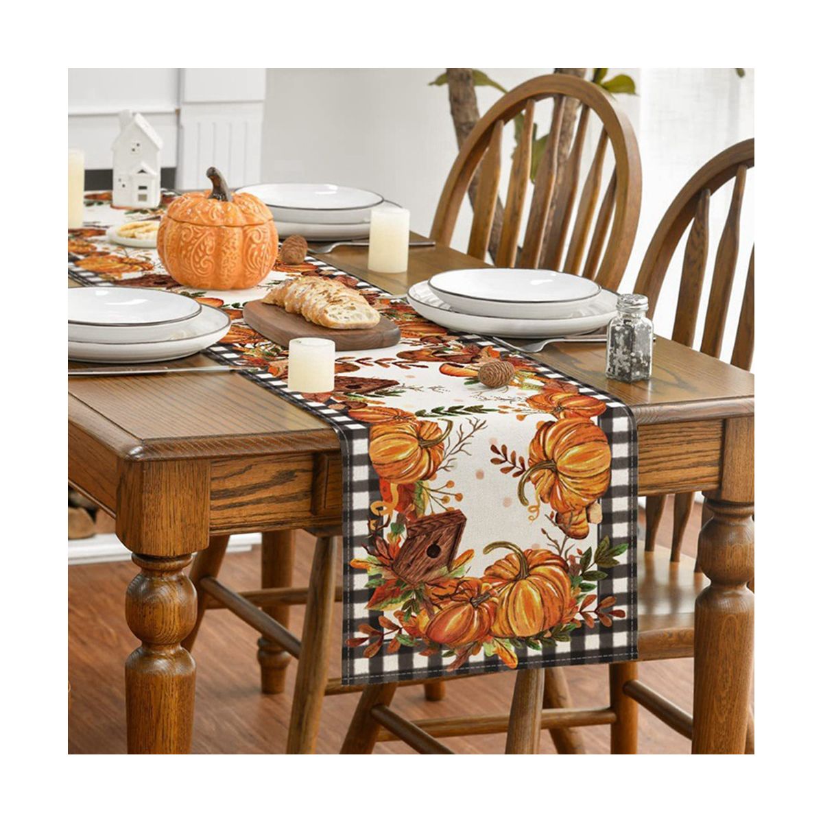 Nappe de Thanksgiving D'Automne, Table, DCoration de Table,... - 6
