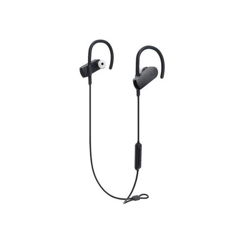 Audio-Technica SonicSport ATH-SPORT70BT - Écouteurs avec micro - intra-auriculaire - montage sur l'oreille - Bluetooth - sans fil - noir