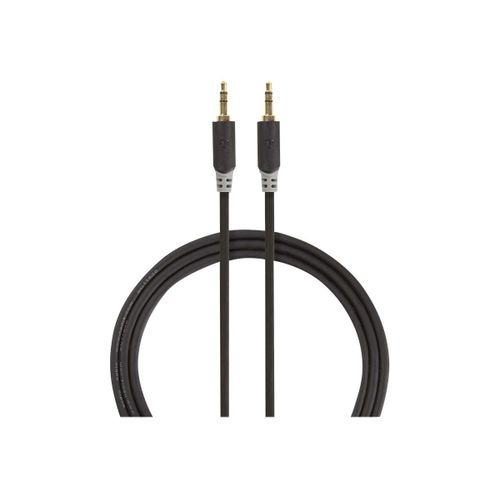 Nedis - Câble audio - mini-phone stereo 3.5 mm mâle pour mini-phone stereo 3.5 mm mâle - 2 m - anthracite - rond