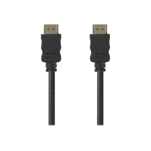 Nedis - Câble HDMI avec Ethernet - HDMI mâle pour HDMI mâle - 10 m - blindé - noir - rond