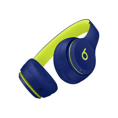 Beats Solo3 - Beats Pop Collection - écouteurs avec micro - sur-oreille - Bluetooth - sans fil - isolation acoustique - indigo pop