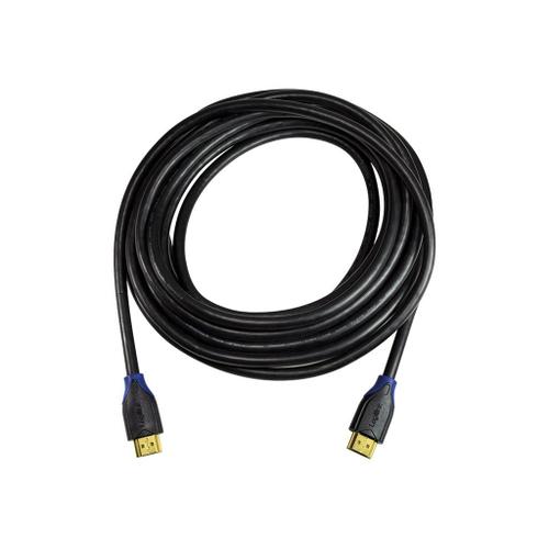 LogiLink High Speed with Ethernet - Câble HDMI avec Ethernet - HDMI mâle pour HDMI mâle - 3 m - noir - support 4K