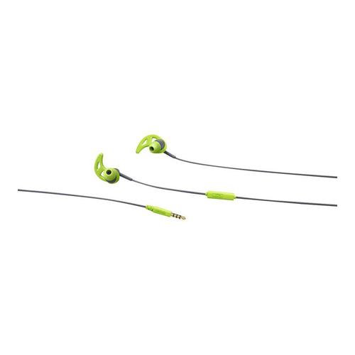 Hama Active Line "Action" - Écouteurs avec micro - intra-auriculaire - filaire - jack 3,5mm - gris, vert