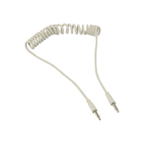 Nedis - Câble audio - mini-phone stereo 3.5 mm mâle pour mini-phone stereo 3.5 mm mâle - 1 m - blanc - bobiné