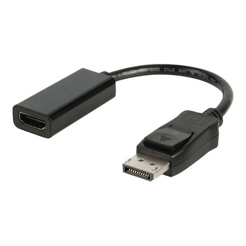 Nedis - Câble adaptateur - DisplayPort mâle pour HDMI femelle - 20 cm - noir - rond