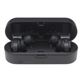 Audio-Technica ATH CKR7TW - Écouteurs sans fil avec micro - intra-auriculaire - Bluetooth - noir