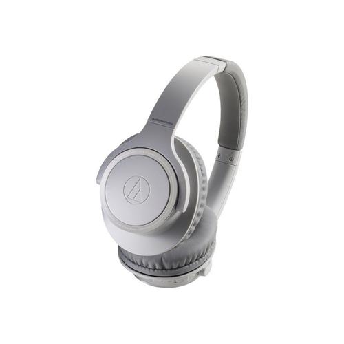 Audio-Technica ATH SR30BT - Écouteurs avec micro - circum-aural - Bluetooth - sans fil - jack 3,5mm - gris naturel