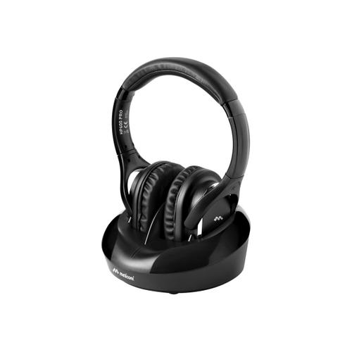 Meliconi HP600 PRO - Écouteurs - circum-aural - sans fil - noir