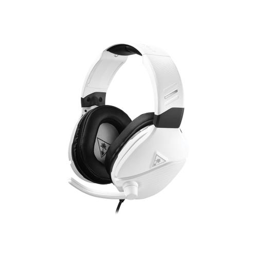 Turtle Beach RECON 200 - Micro-casque - circum-aural - filaire - jack 3,5mm - blanc