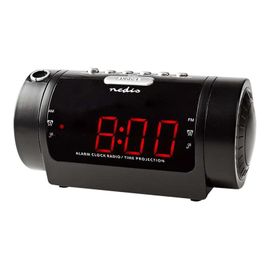 Nedis CLAR005BK - Radio-réveil - noir