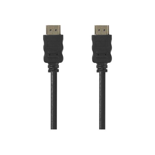 Nedis - Câble HDMI avec Ethernet - HDMI mâle pour HDMI mâle - 3 m - noir - rond, support 1080p