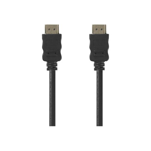 Nedis - Câble HDMI avec Ethernet - HDMI mâle pour HDMI mâle - 1.5 m - noir - rond, support 4K