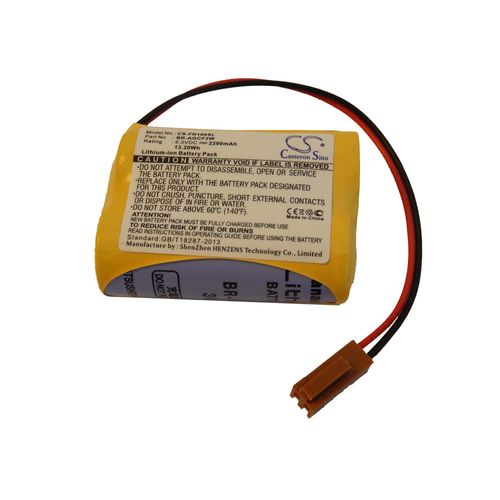 Batterie Li-Ion vhbw 2200mAh (6V) pour Ge Fanuc Beta iSV Amplifier, Beta SVU Amplifier . Remplace: BR-AGCF2W, BR-ACF2P, BR-AGCF2P.