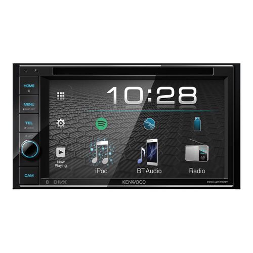 Kenwood DDX4019BT - Récepteur DVD - affichage - 6.2" - écran tactile - unité intégrée au tableau de bord - Double-Din - 50 Watts x 4