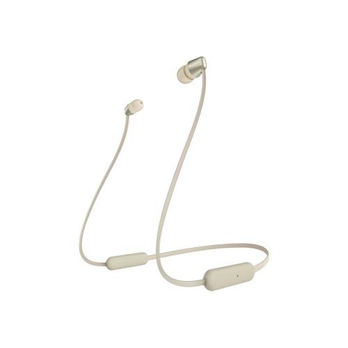 Sony WI-C310 - Écouteurs avec micro - intra-auriculaire - Bluetooth - sans fil - or