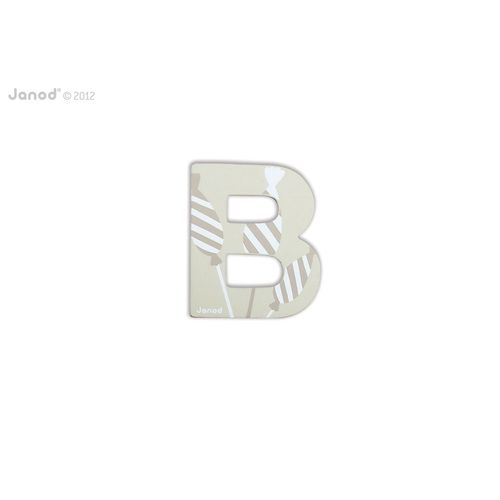 Janod Lettre Bois Abcdéco - B