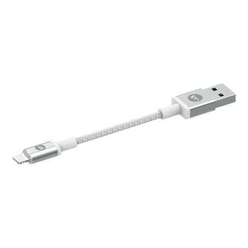 mophie - Câble Lightning - Lightning mâle pour USB mâle - 9 cm - blanc