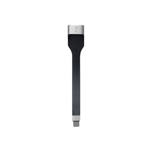 i-Tec - Adaptateur vidéo - 24 pin USB-C mâle pour HDMI femelle - noir - plat