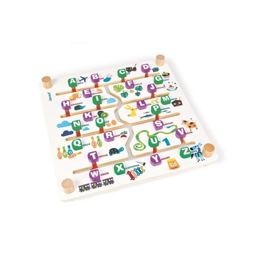 Jeux Labyletters - Alphabet Bilingue Fr/An (Bois)