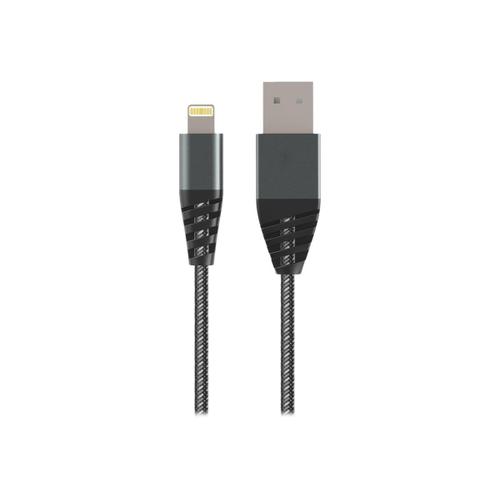 MUVIT Tiger - Câble Lightning - USB mâle pour Lightning mâle - 2 m - gris