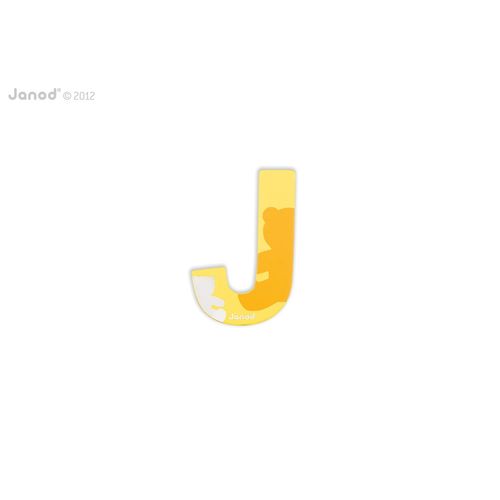 Janod Lettre Bois Abcdéco - J