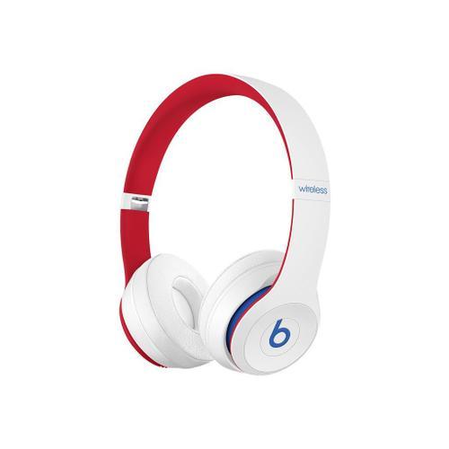 Beats Solo3 - Beats Club Collection - écouteurs avec micro - sur-oreille - Bluetooth - sans fil - isolation acoustique - blanc club