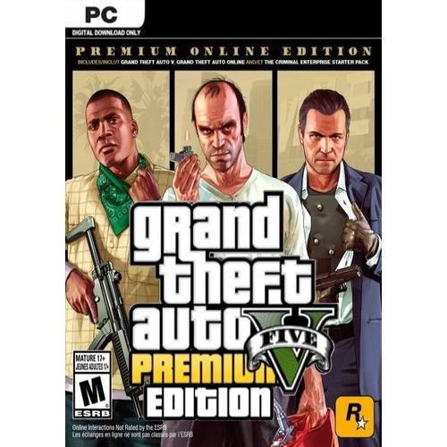 Grand Theft Auto V + Criminal Enterprise Starter Pack - Rockstar Key - Global(Code De Téléchargement )