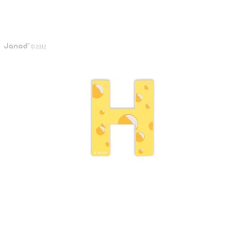 Janod Lettre Bois Abcdéco - H