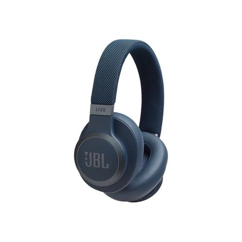 JBL LIVE 650BTNC - Écouteurs avec micro - circum-aural - Bluetooth - sans fil - Suppresseur de bruit actif - bleu