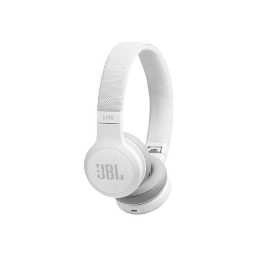 JBL LIVE 400BT - Écouteurs avec micro - sur-oreille - Bluetooth - sans fil - blanc