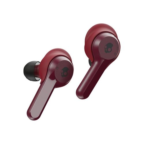 Skullcandy Indy - Écouteurs sans fil avec micro - intra-auriculaire - Bluetooth - noir, rouge, moab