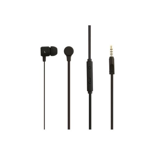 Cultura INEAR-01 - Écouteurs avec micro - intra-auriculaire - filaire - jack 3,5mm - noir