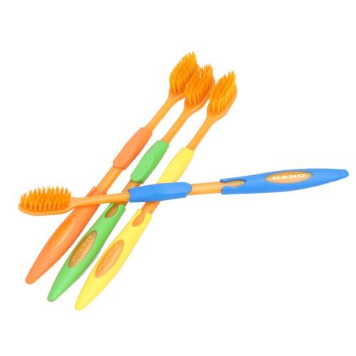 4 Pièces/Lot Double Ultra Doux Brosse À Dents Bambou Charbon De Bois Brosse À Dents En Gros Pas Cher Soins Dentaires Doux Voyage Brosse À Dents Soins Bucco-Dentaires