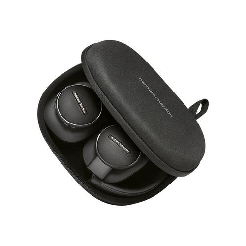 harman/kardon FLY ANC - Écouteurs avec micro - circum-aural - Bluetooth - sans fil - Suppresseur de bruit actif - noir