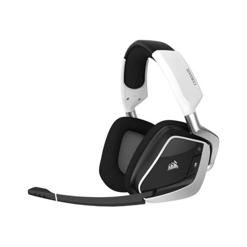 CORSAIR Gaming VOID RGB ELITE - Micro-casque - circum-aural - 2,4 GHz - sans fil - blanc