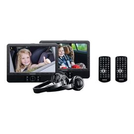 Lenco DVP-939 - Deux moniteurs LCD/lecteur DVD - affichage - 9" - externe