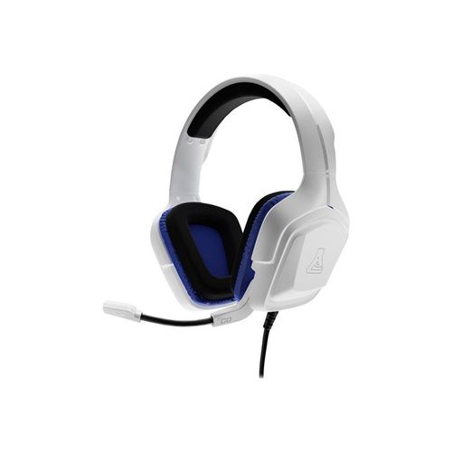 The G-Lab KORP COBALT - Micro-casque - circum-aural - filaire - jack 3,5mm - blanc