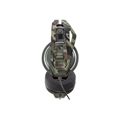 RIG 400 - Micro-casque - circum-aural - filaire - jack 3,5mm - isolation acoustique - camouflage forêt