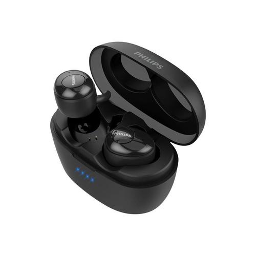 Philips UpBeat SHB2505BK - Écouteurs sans fil avec micro - intra-auriculaire - Bluetooth - isolation acoustique - noir