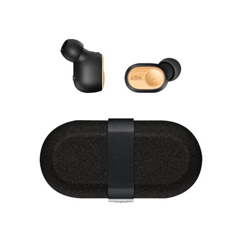 House of Marley Liberate Air - Écouteurs sans fil avec micro - intra-auriculaire - Bluetooth - noir signature
