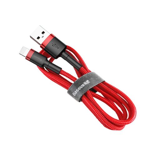 BASEUS Kevlar - Câble Lightning - USB mâle pour Lightning mâle - 50 cm - rouge