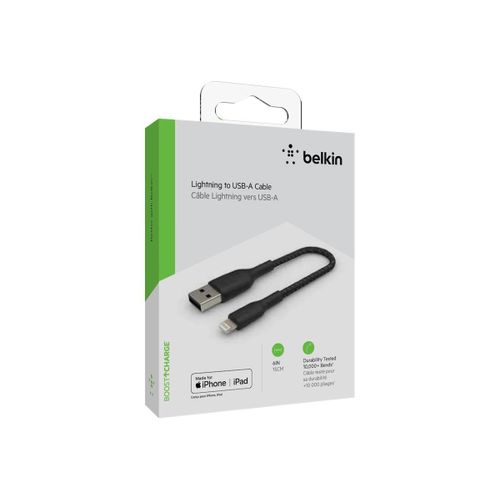Belkin BOOST CHARGE - Câble Lightning - Lightning mâle pour USB mâle - 15 cm - noir