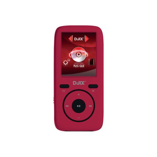 Logicom D-Jix M440 FR - Lecteur numérique - 4 Go - rouge