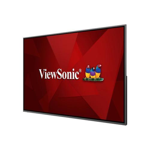ViewSonic CDE8620 - Classe de diagonale 86" écran LCD rétro-éclairé par LED - signalisation numérique - 4K UHD (2160p) 3840 x 2160 - LED à éclairage direct